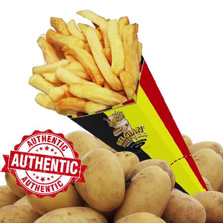 La vie est belge cadeau frites et drapeau Belgique' Boîte à goûter